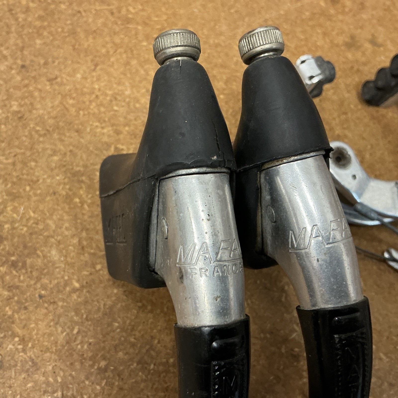 Vintage MAFAC RACER Centre Pull Brake Calipers + Levers Complete Set