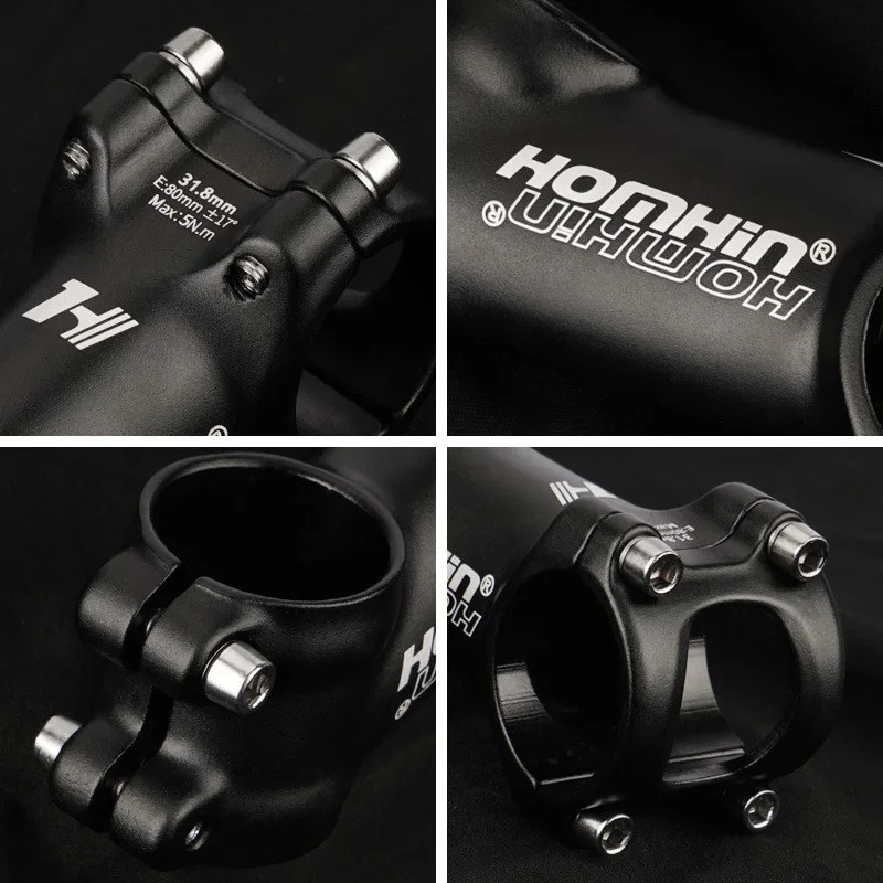 Adjustable Bike Stem 31.8mm 7° 17° MTB Road Bicycle Stem 45-120mm Alloy