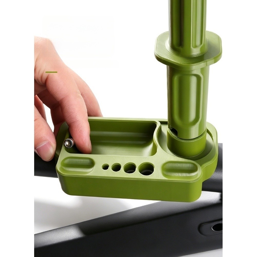 Detachable Head Tube Storage Tray for Road Bikes with 20.5 cm Max Depth