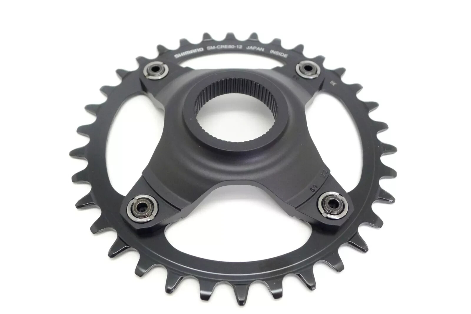 Shimano STEPS SM-CRE80-12-B 1×12 Speed 34T E-bike Chainring 55mm Chainline