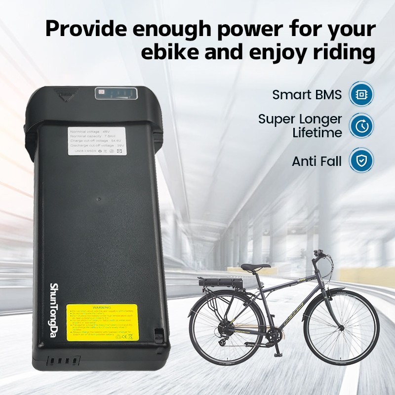 48v 10.5ah Rear rack battery Pack for Evelo Compass Adult electric bicycle
