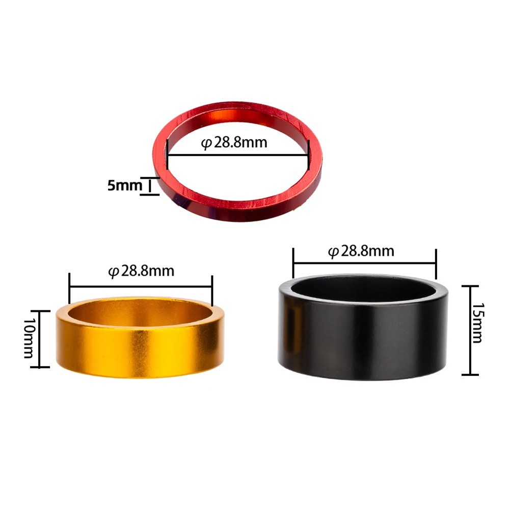 Bike Bowl Group Gasket Aluminum Alloy Front Fork Washer for 286mm Headsets