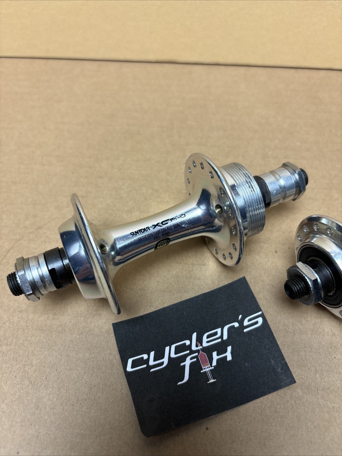 NOS Suntour XC PRO 32H Wtb Grease Guard Freewheel Hub Set Mtb Gravel Mavic Fuji