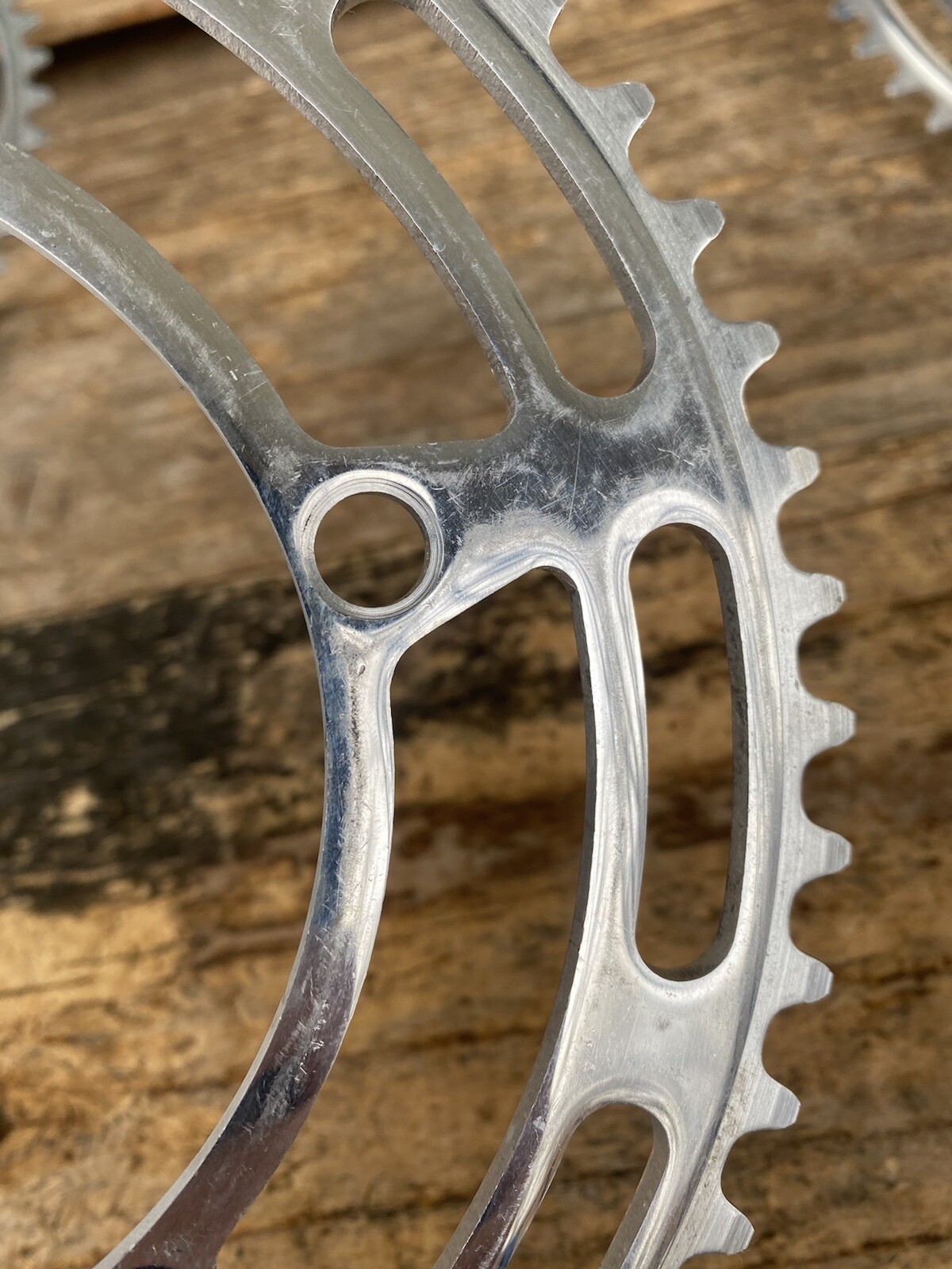 Beautiful Light Lightly Used 51 Tooth STRONGLIGHT Bicycle Chainring-122 BCD