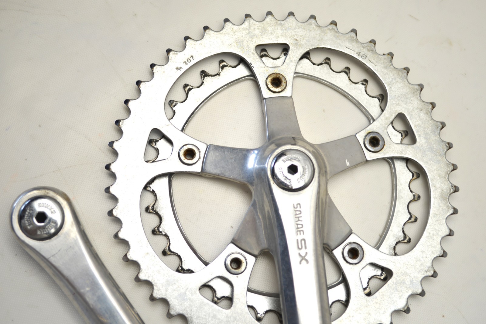 SR SAKAE SX ROAD BICYCLE 170 MM 48/39 TOOTH JIS 110 BCD CRANKSET 9/16″X 20 TPI