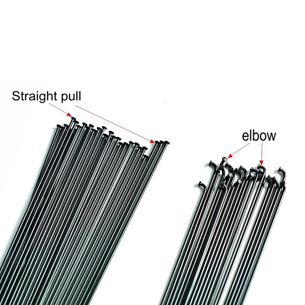 Replacement Steel Spokes and Nipples For 275MM for For 27 5 Bikes (24 Pcs)