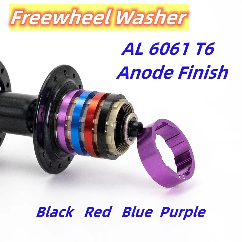 Bike Cassette Gasket Freehub Body Freewheel Washer Freewheel Spacers Bicycle Hub