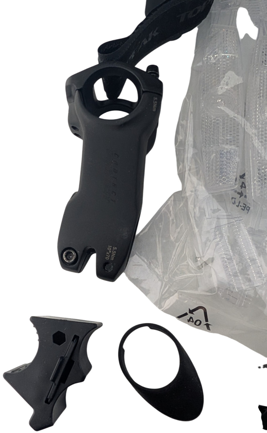 Bike Parts Lot Velo Saddle Giant Contact Aerolight 70mm Stem Reflectors