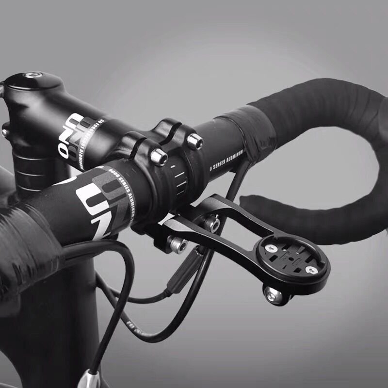 Bike Stem Extension Computer Out Front Mount Holder Fit For Garmin Bryton Cateye