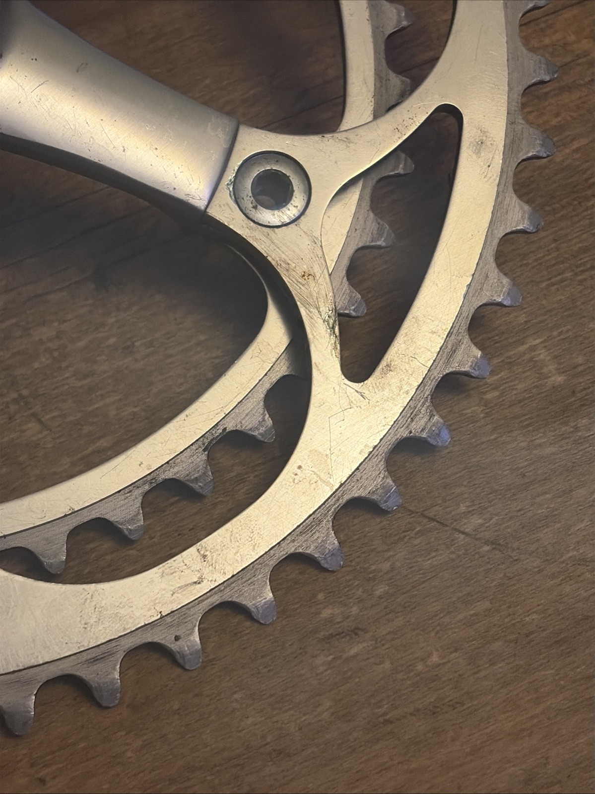 Vintage Shimano 600 Crank Set FC-6207 170 mm 130 BCD 52/42 T 70s 80s Road Bike