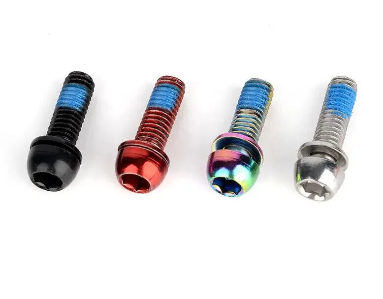 2pcs Alloy Steel Stem Bolts MTB Road Bike Screw M6 6mm x 18mm Screw Bicycle