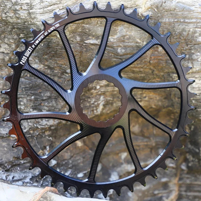 6mm Offset Narrow Wide Chainrings for Straight Mounted Crank 9/10/11/12 Speed
