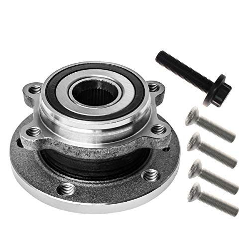 513253 (Rectangular 4-Hole Flange) Front Wheel Hub and Bearing Assembly