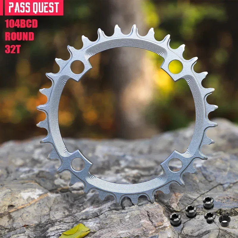 104BCD Mountain Bike Road Bike Narrow Wide Round Chainring 32-48T Chainwheel