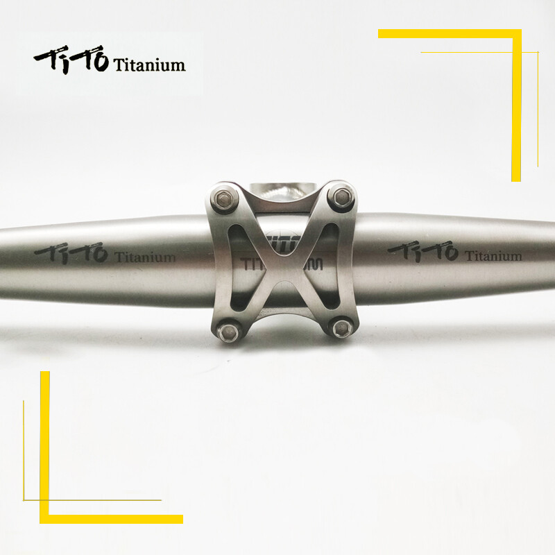 Titanium Flat Handle Bar 25.4/31.8*580-740mm-Mountain Bike/MTB Double Butted Ti