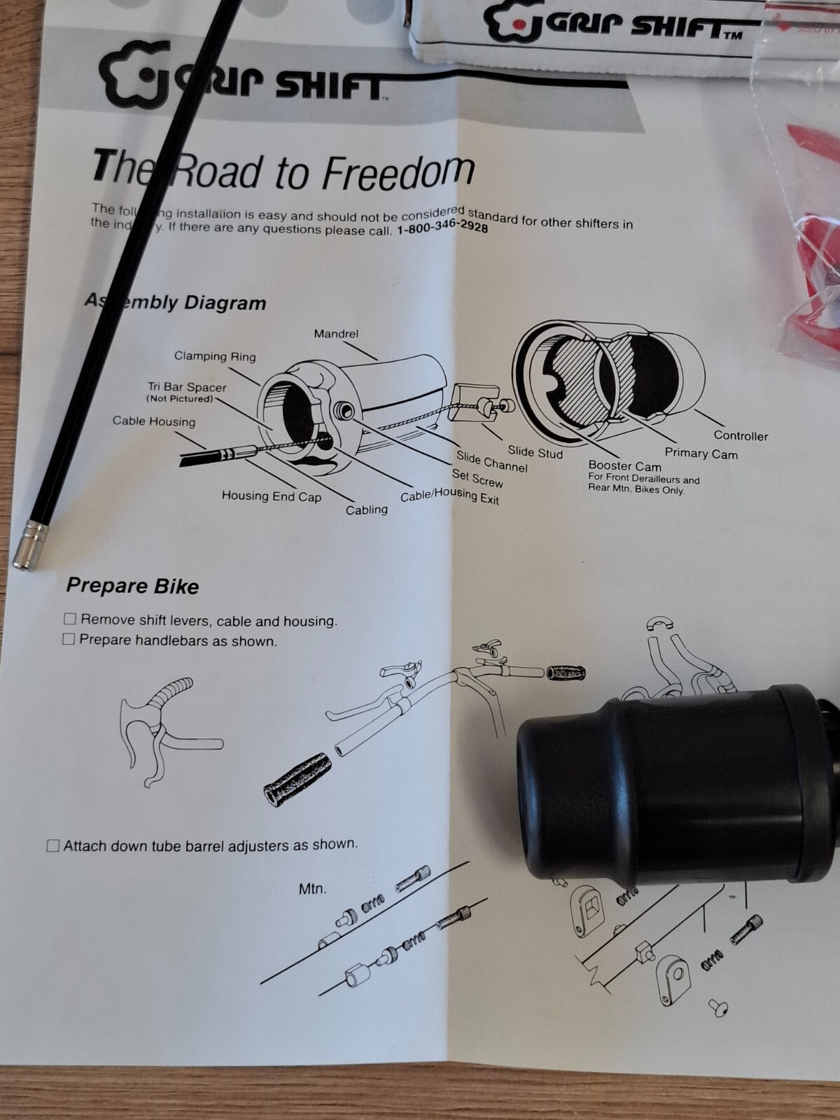 Campagnolo NIB Grip Shift SRAM Pro CAT-1 118 6-Speed / 2-Speed for Chorus