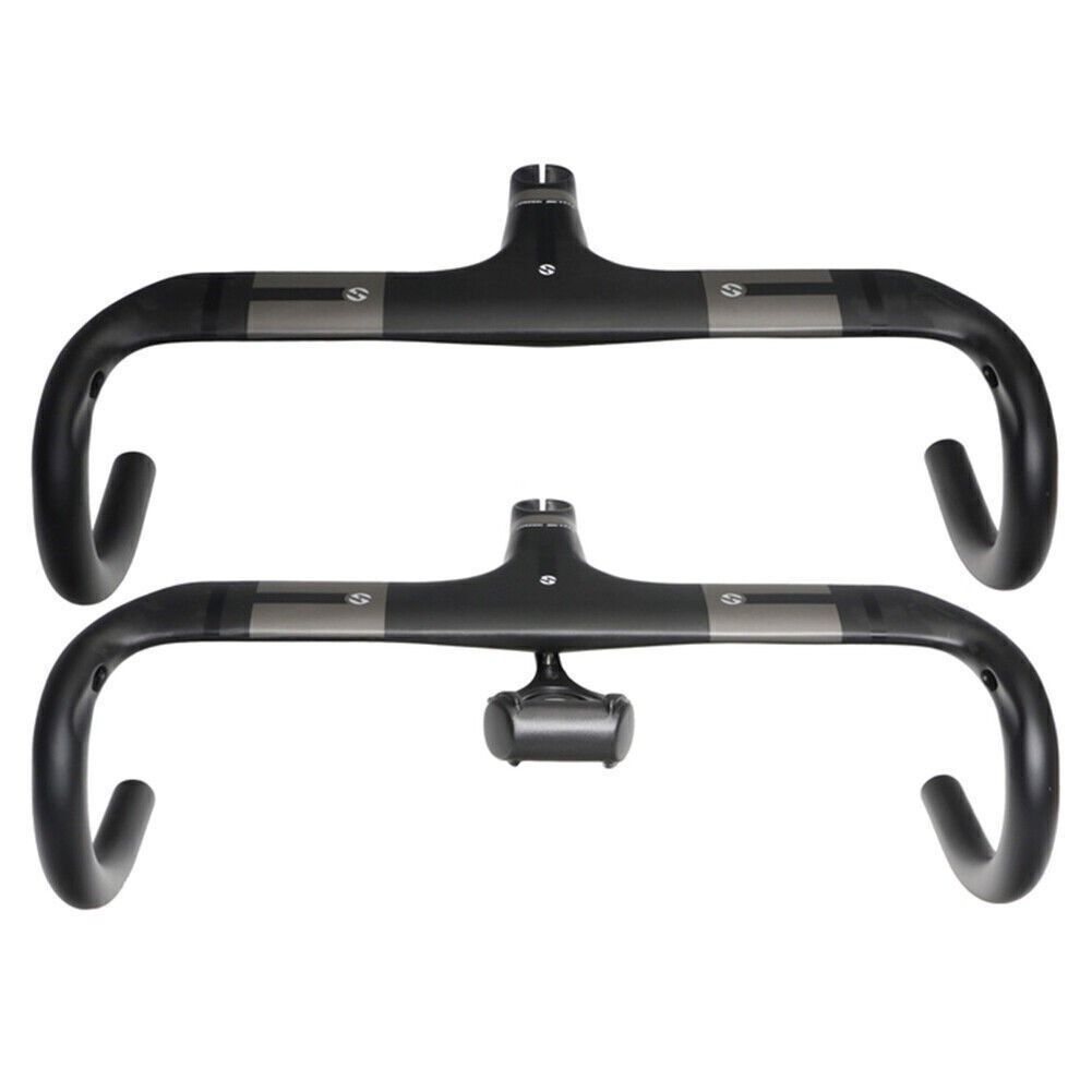 UD Integrated Bar Stem Road Bike Handlebars Carbon Fiber 28.6mm*400/420/440mm