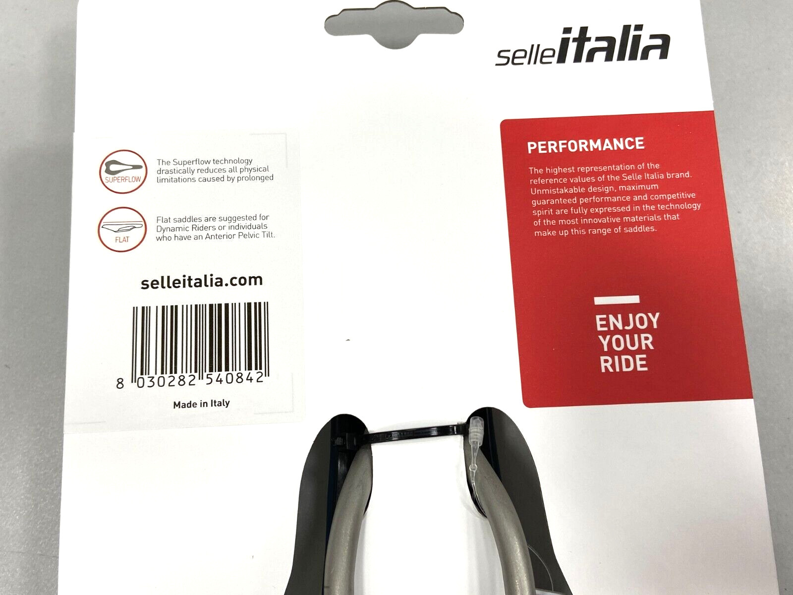 Selle Italia Flite Boost Gravel Ti316 Superflow L3(145x250mm) Saddle Blue Granit