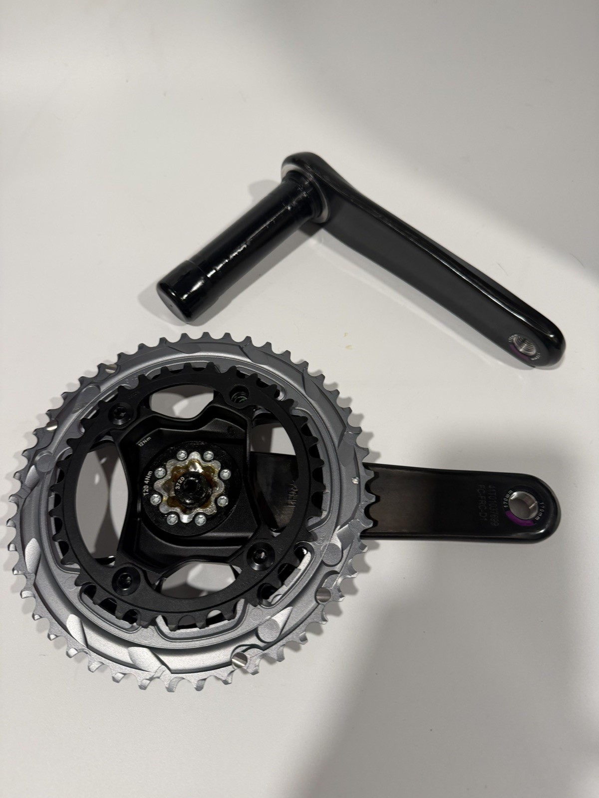 SRAM Force Crankset 170mm 46/33T DUB Direct Mount Iridescent Gray 12-Speed