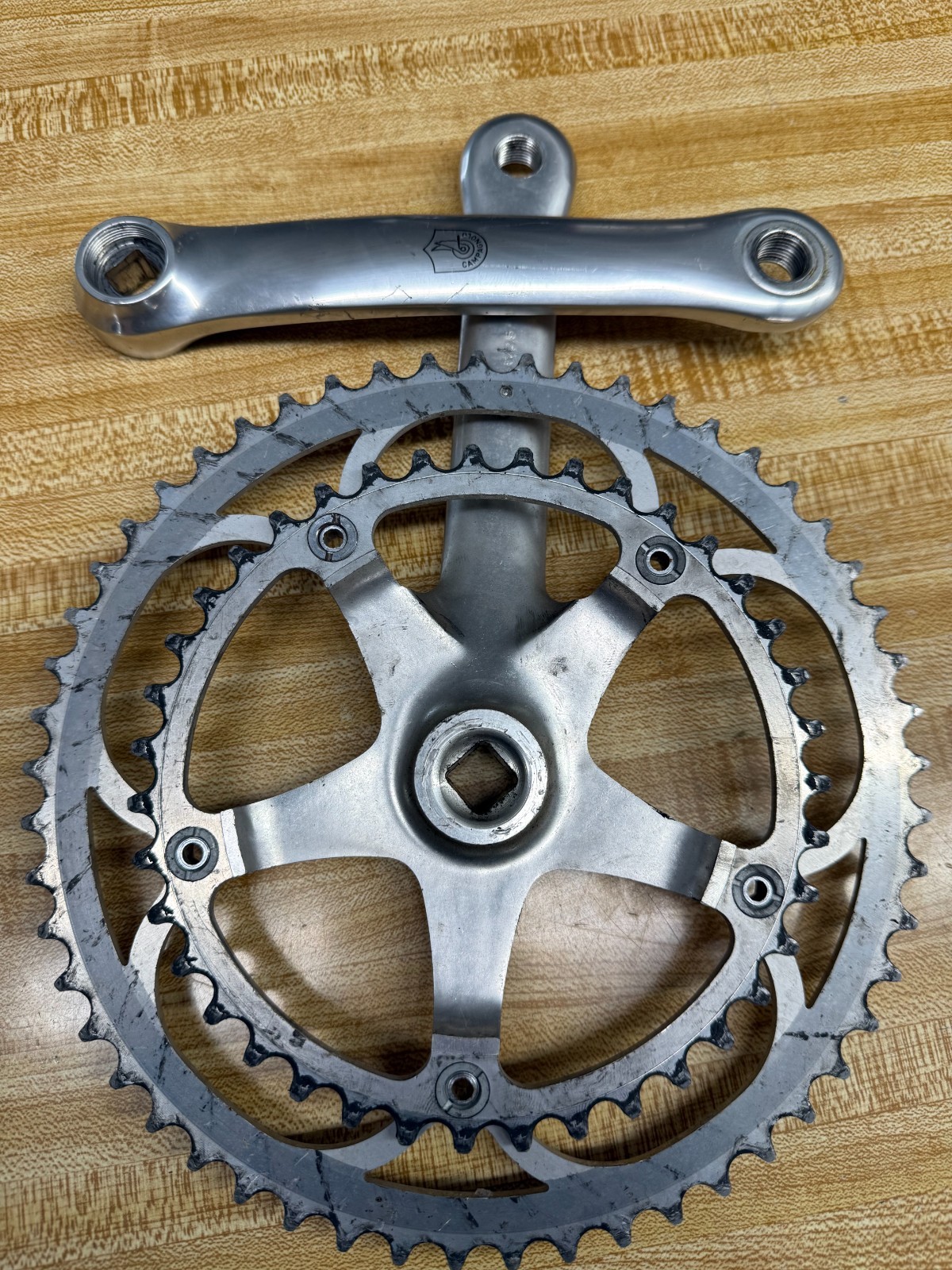 Campagnolo Chorus vintage Crankset Double – 172.5mm – 53/39 Tooth – 7/8/9 Speed
