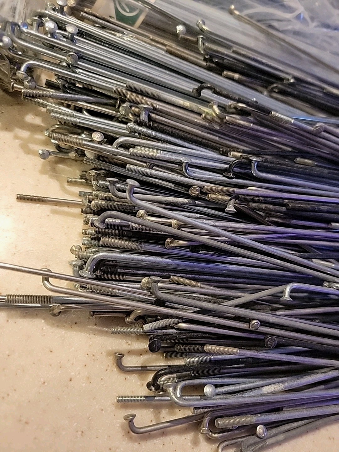 Lot Of Bike Spokes 23lbs Random Name Brands & Sizes Wheel Smith