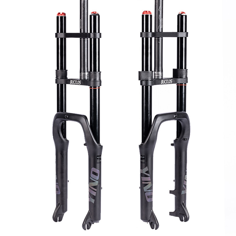BUCKLOS 20 inch 4.0 Fat Tire E-Bike Air Suspension Fork 180mm Travel Front Forks