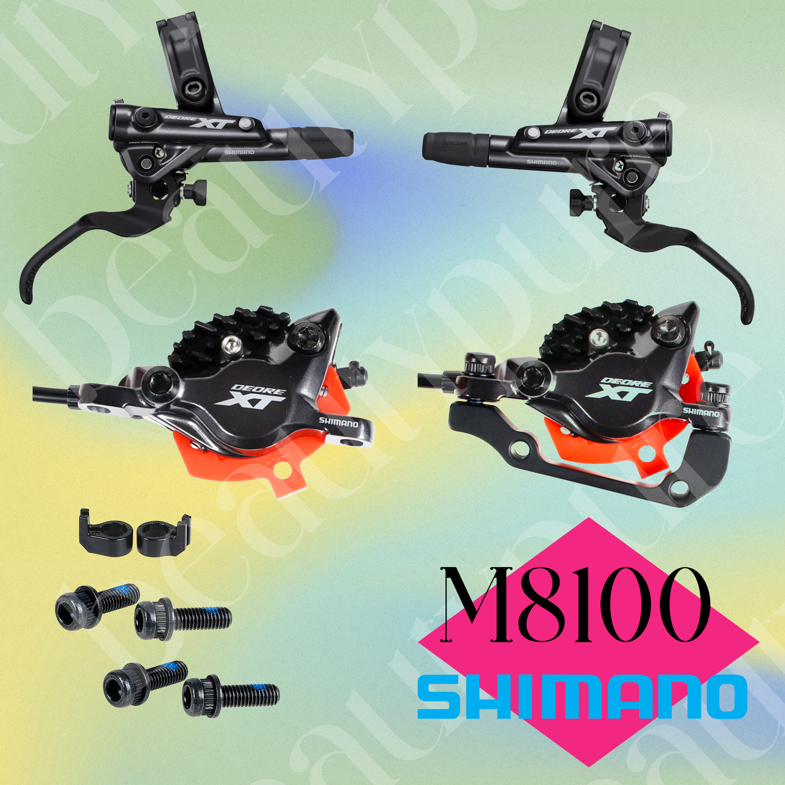 Shimano Deore XT BL-M8100 & BR-M8100 Hydraulic Disc Brake I-Spec EV J-Kit