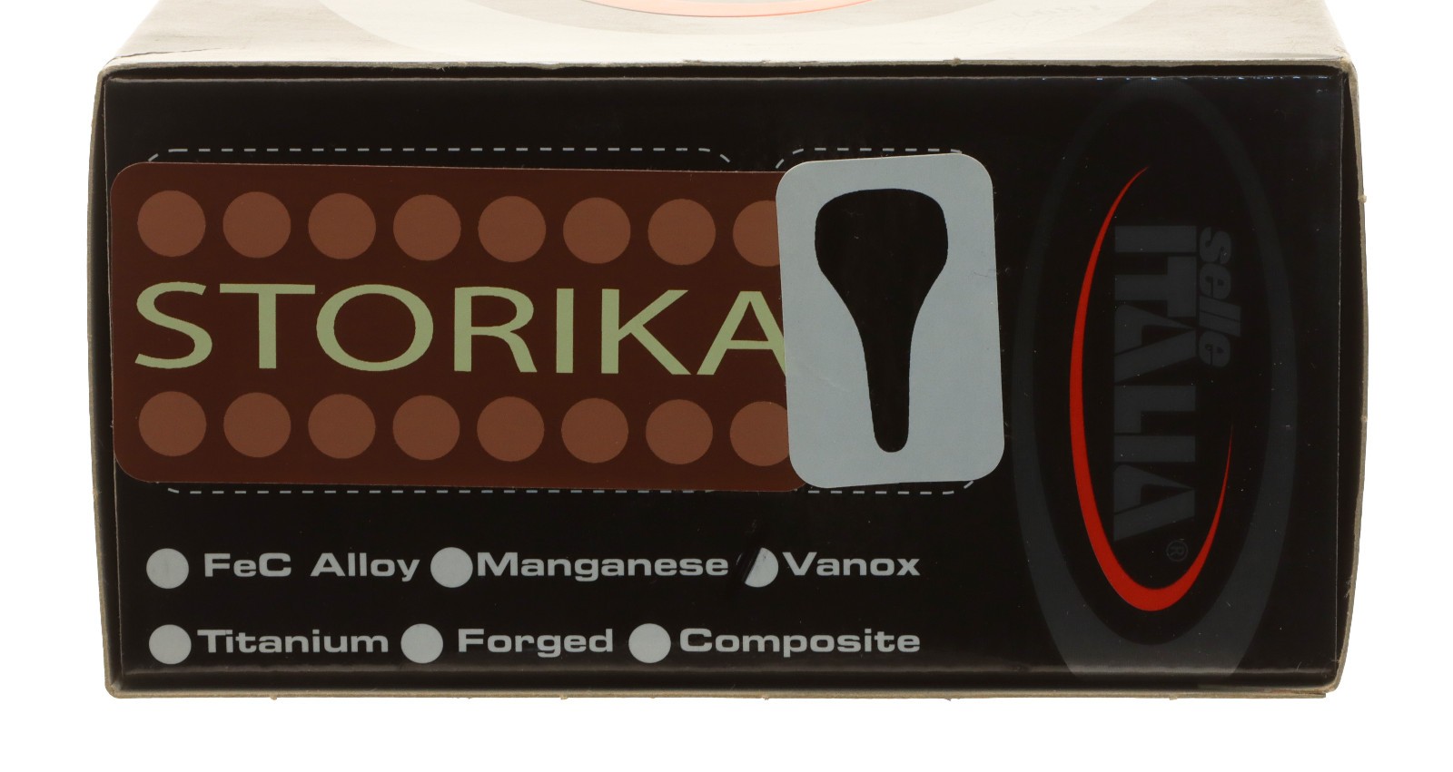 Selle Italia Storika Saddle Ti Alloy Rail Black Leather Copper Rivet NOS NIB NEW