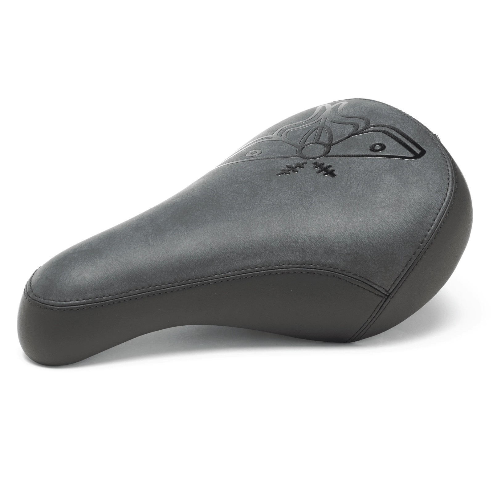 DK/DUO STEALTH PIVOTAL BMX SEAT and 25.4mm diameter/200mm long POST COMBO BLACK