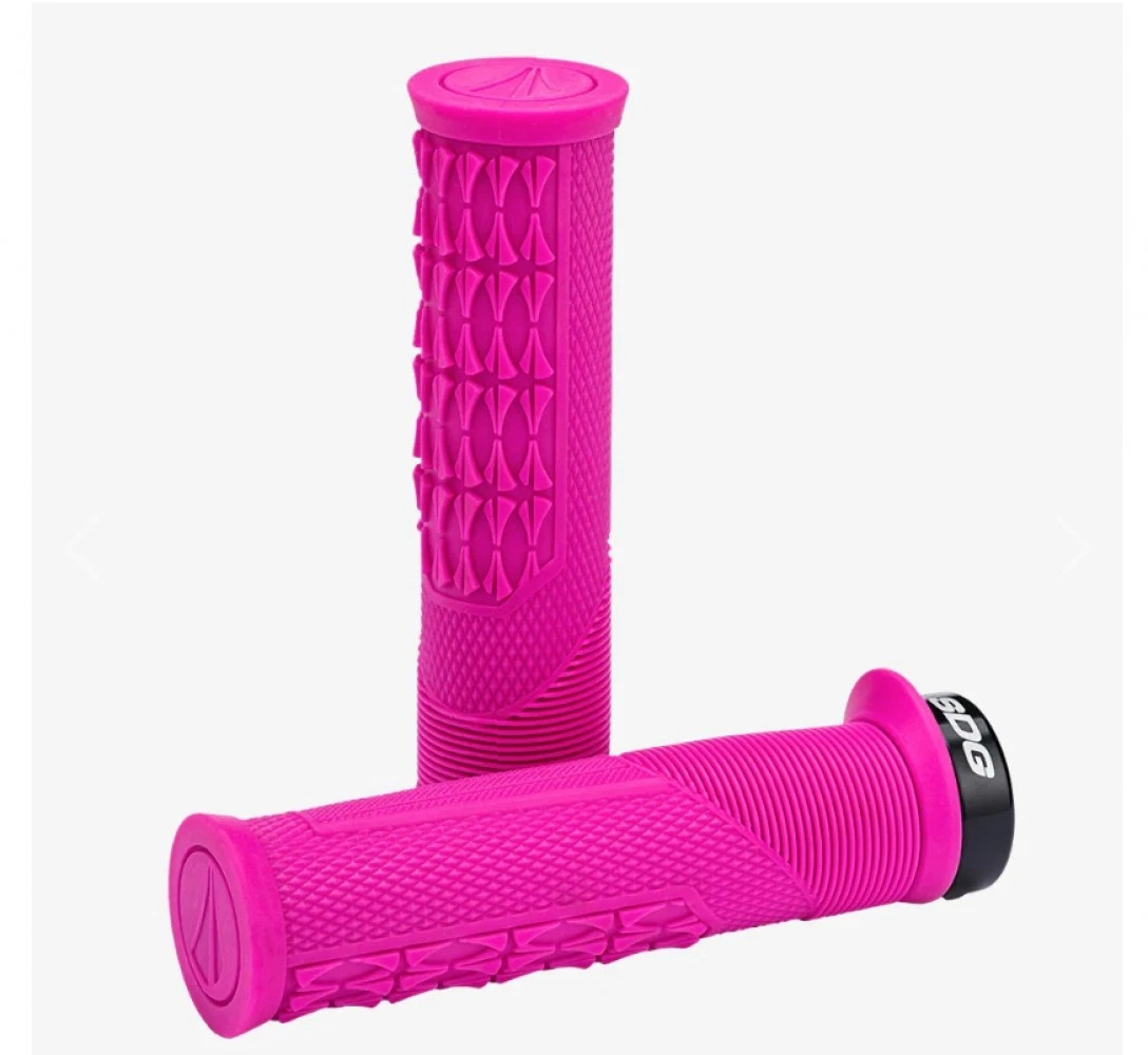 SDG Locked On Comfort Open Core Thrice Grips – MTB Lock-on Grip Multiple colors