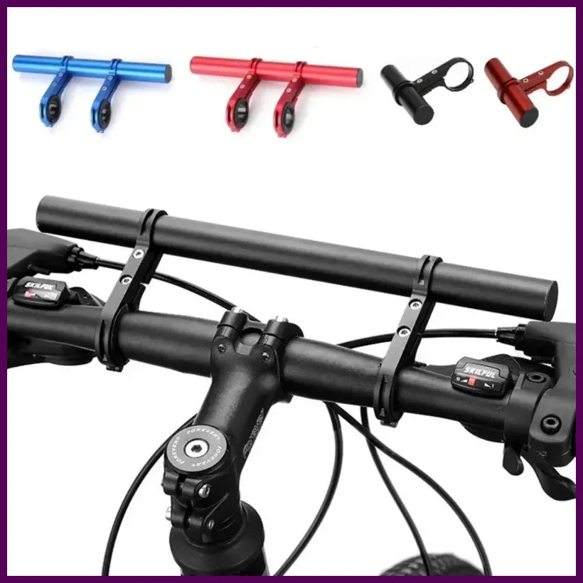 20cm Bicycle Handlebar Extended Stand Mountain Bike Headlight Installation