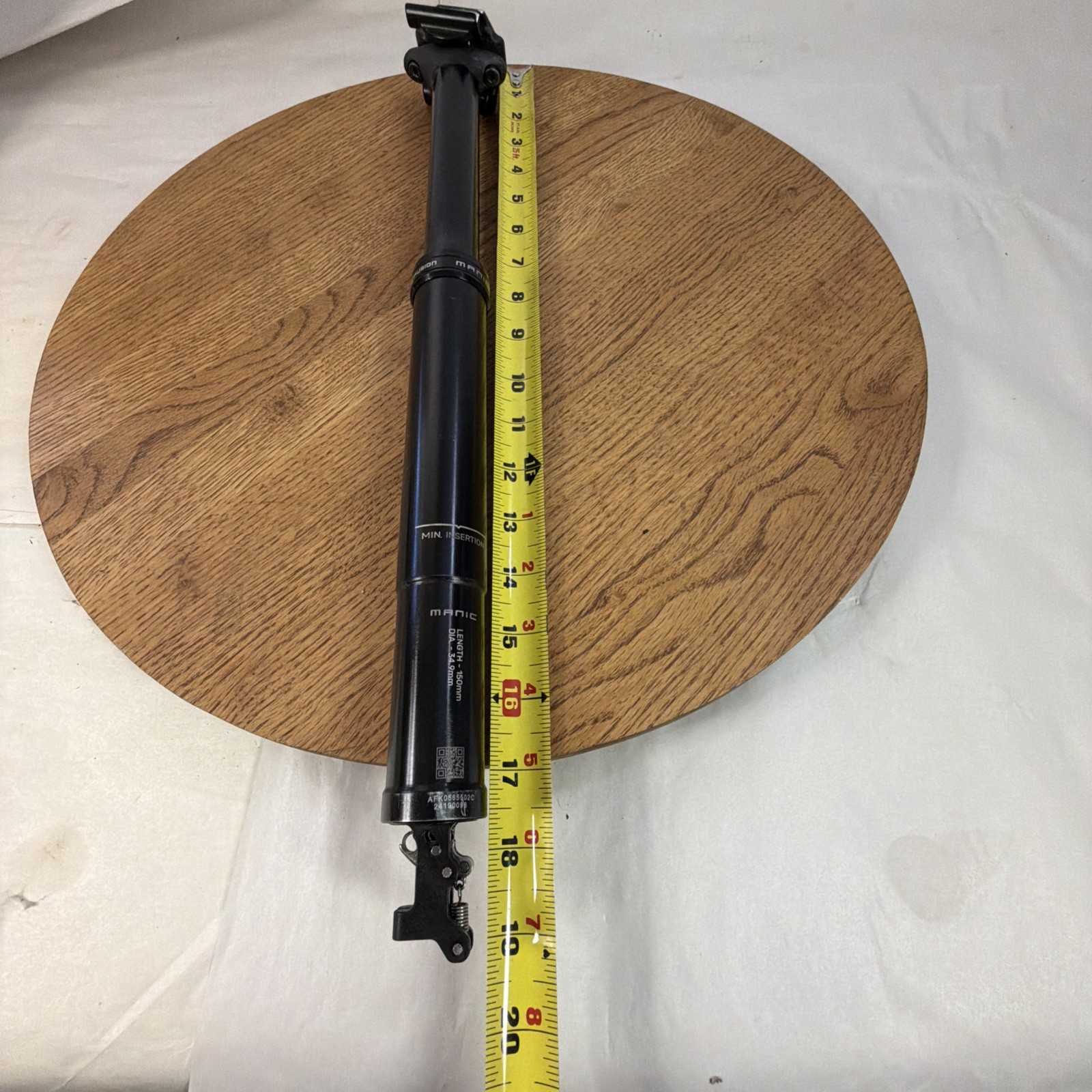 X-Fusion Manic Dropper Post 34.9mm, 150mm of Travel. Parts Only
