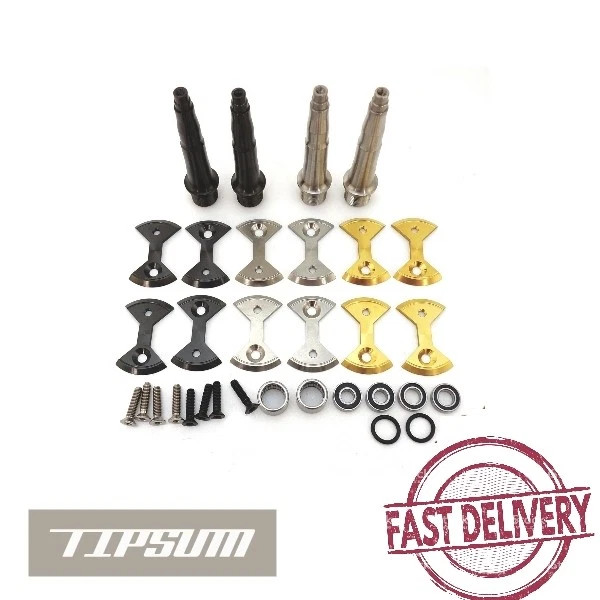 Tipsum Ti Axle/Plate/Bolts/Ceramic Bearing for SpeedPlay Pedal Light Action Zero