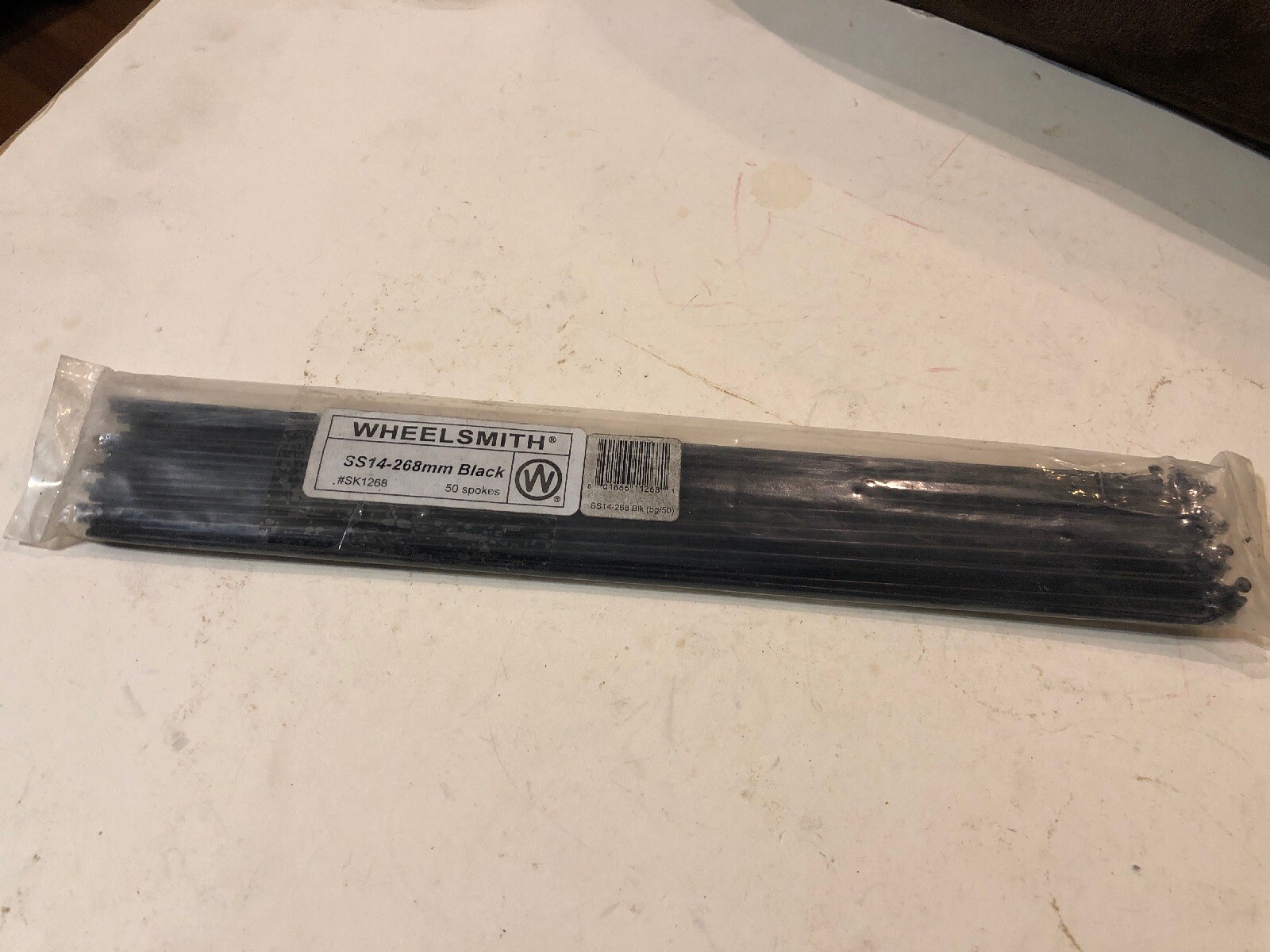Wheelsmith SS 14-268 mm Black Spokes