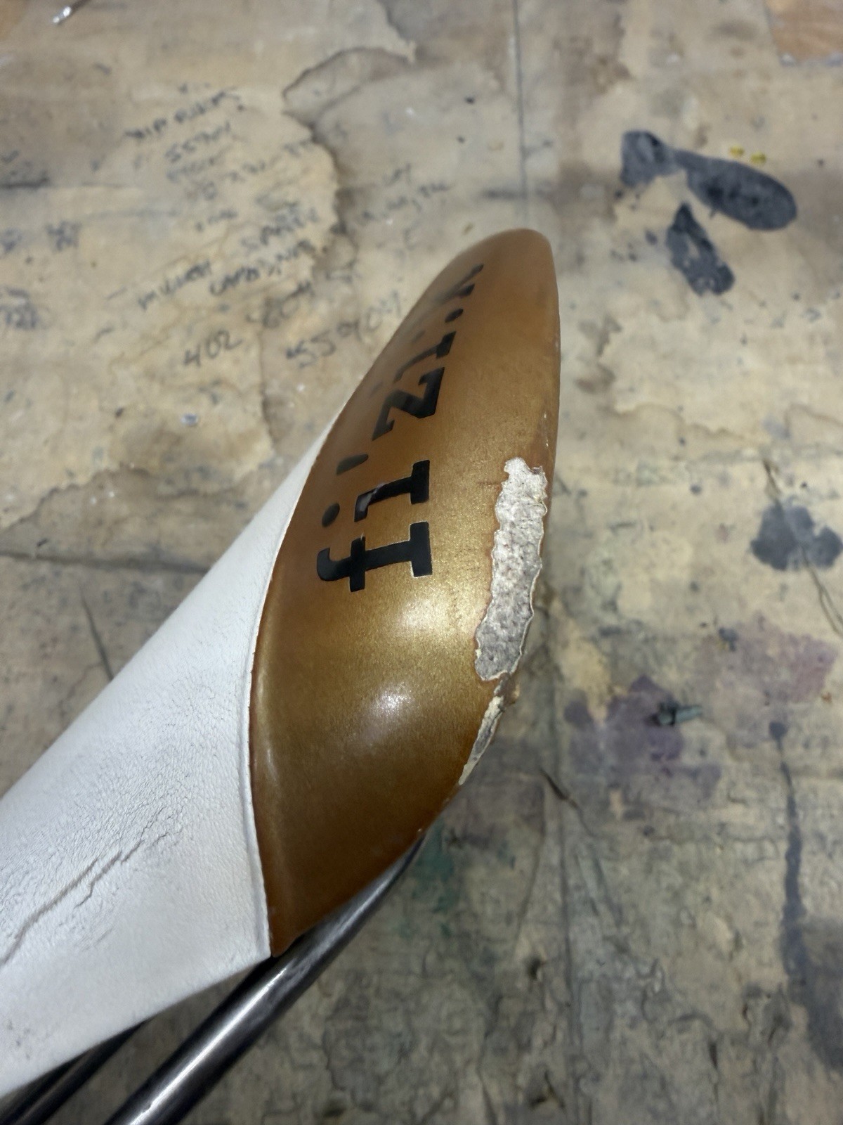 Fizik Antares Saddle K:IUM Ti Alloy Rails White with Gold 139mm