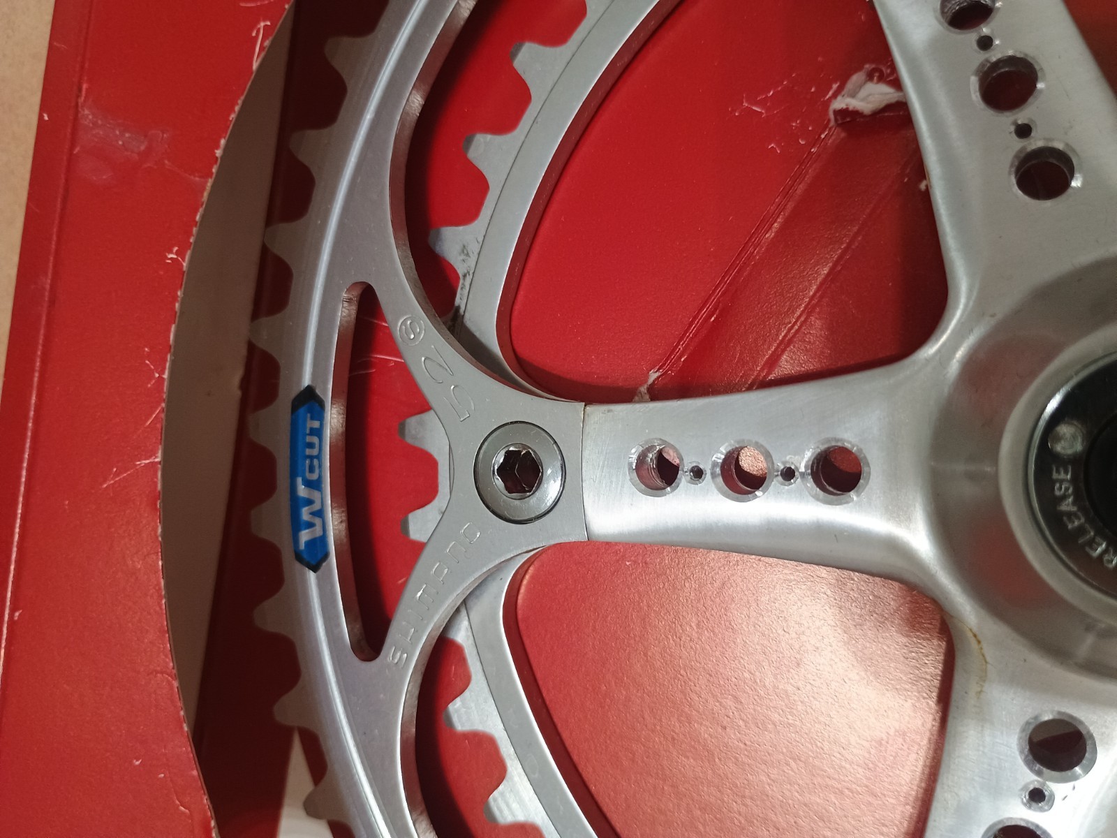 Nos Nib Vintage Crankset Shimano Dura Ace EX W Cut mm 170 Crankset 52/42