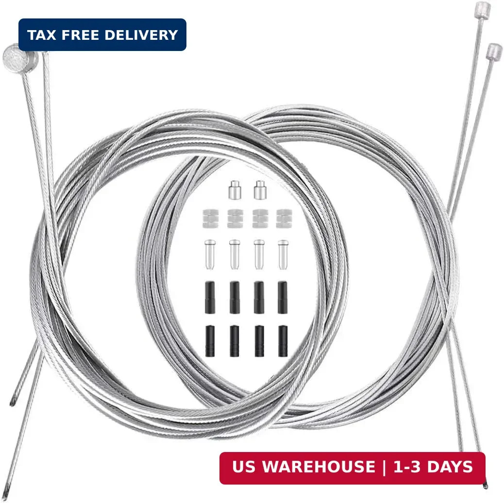 Bike Brake Cable Shifter Cable, Bicycle Gear Cable Wire for Mountain Bike, Bike
