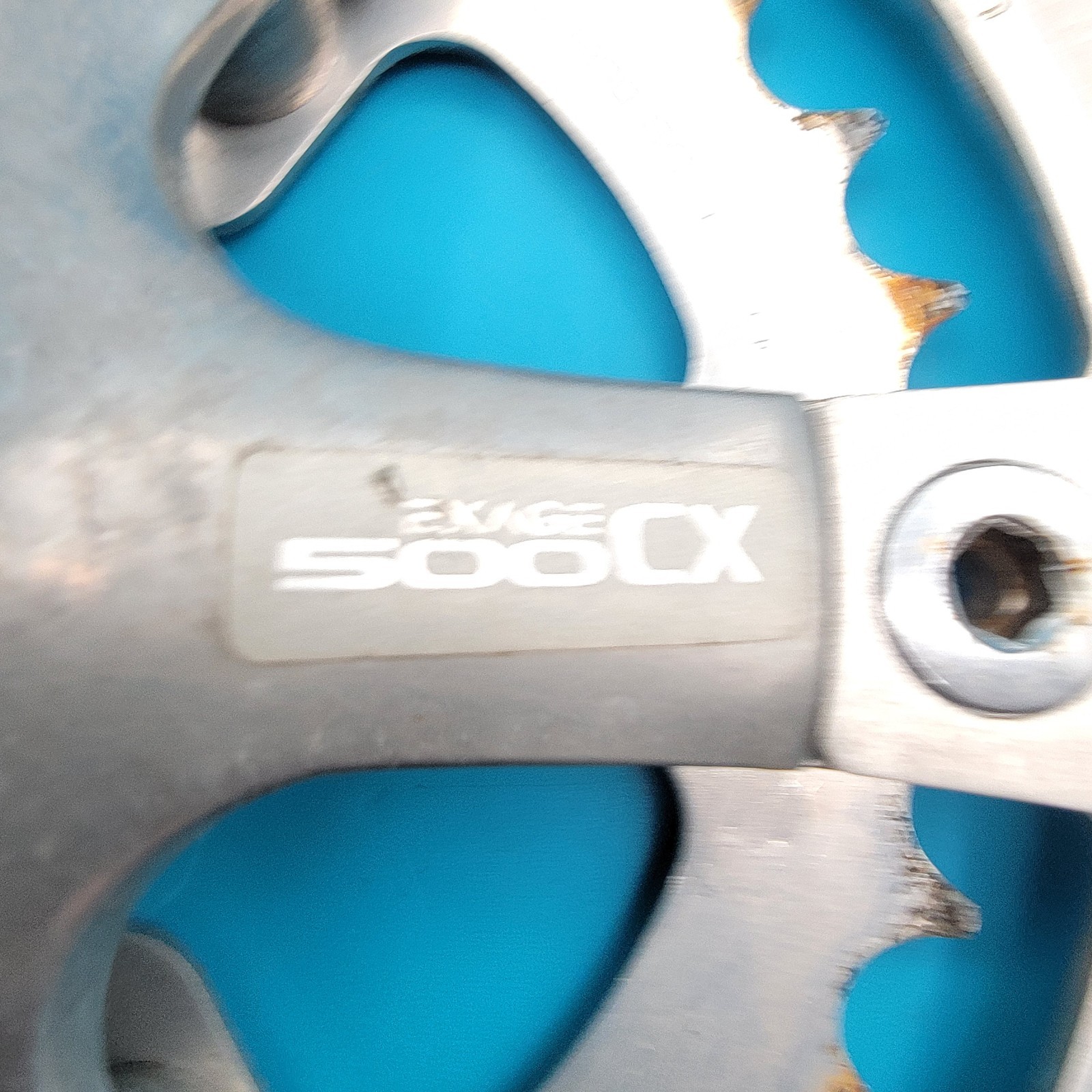 Shimano Exage 500 CX Square Taper Crankset 175mm 50/40/30t 110/74BCD FC-M500 e4