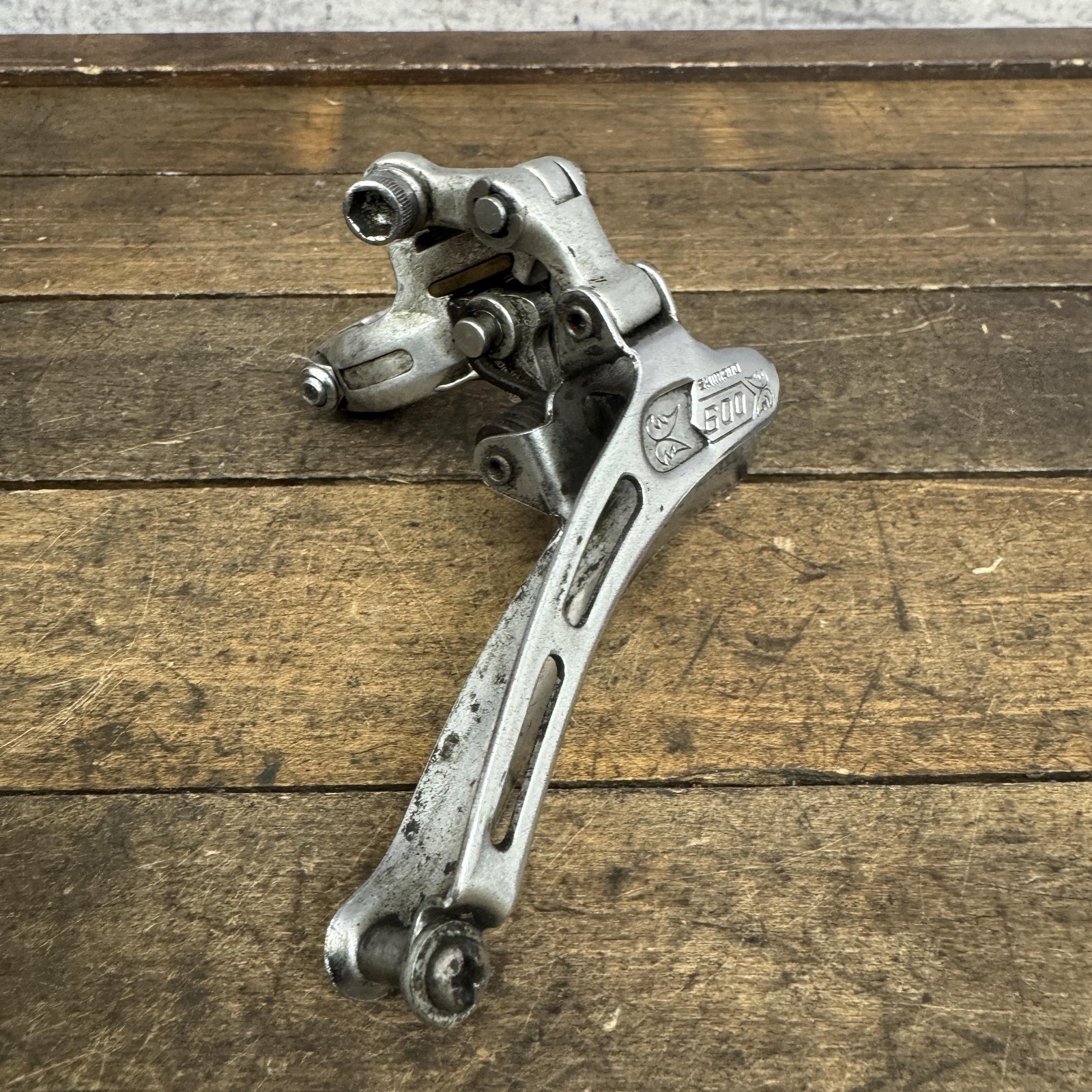 Vintage Shimano 600 Arabesque Front Derailleur 28.6 Clamp Double Japan Road Earl