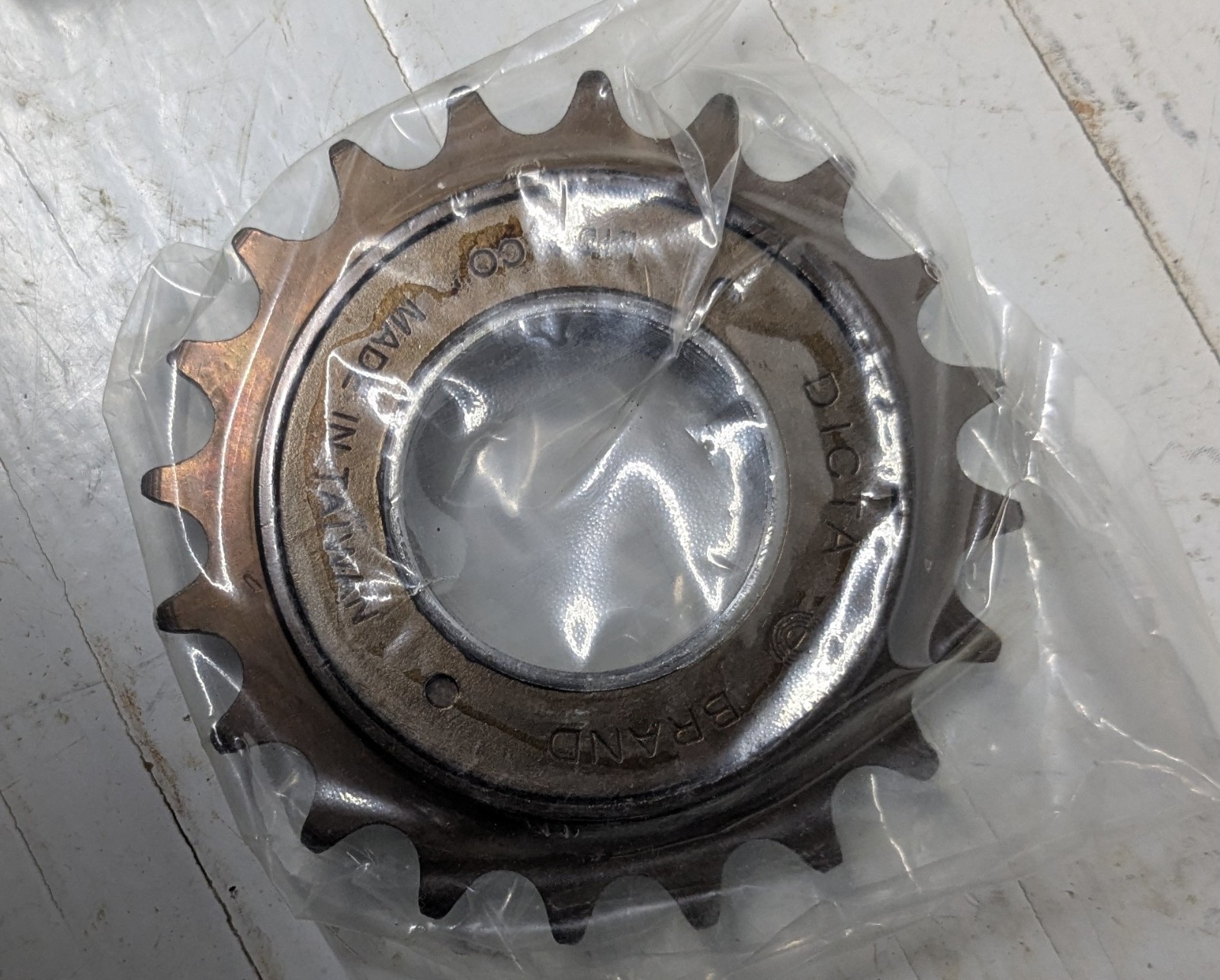 NOS Sunlite by Dicta Brand~Lida 1/12″ x 3/32″ x 14 Tooth Single Speed Freewheel