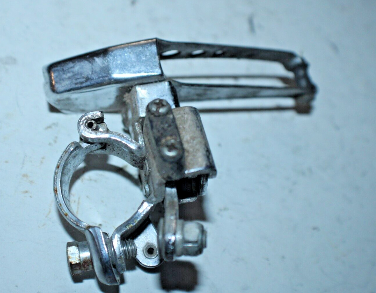Shimano Thunder Bird II Vintage Double Front Derailleur 25.4mm Silver Ships USA!