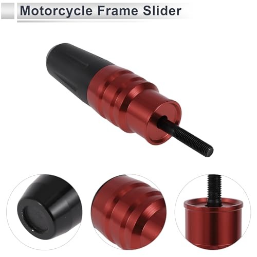 16mm M16 Motorcycle Slider Frame CNC Aluminum Alloy Anti Crash Protector Red