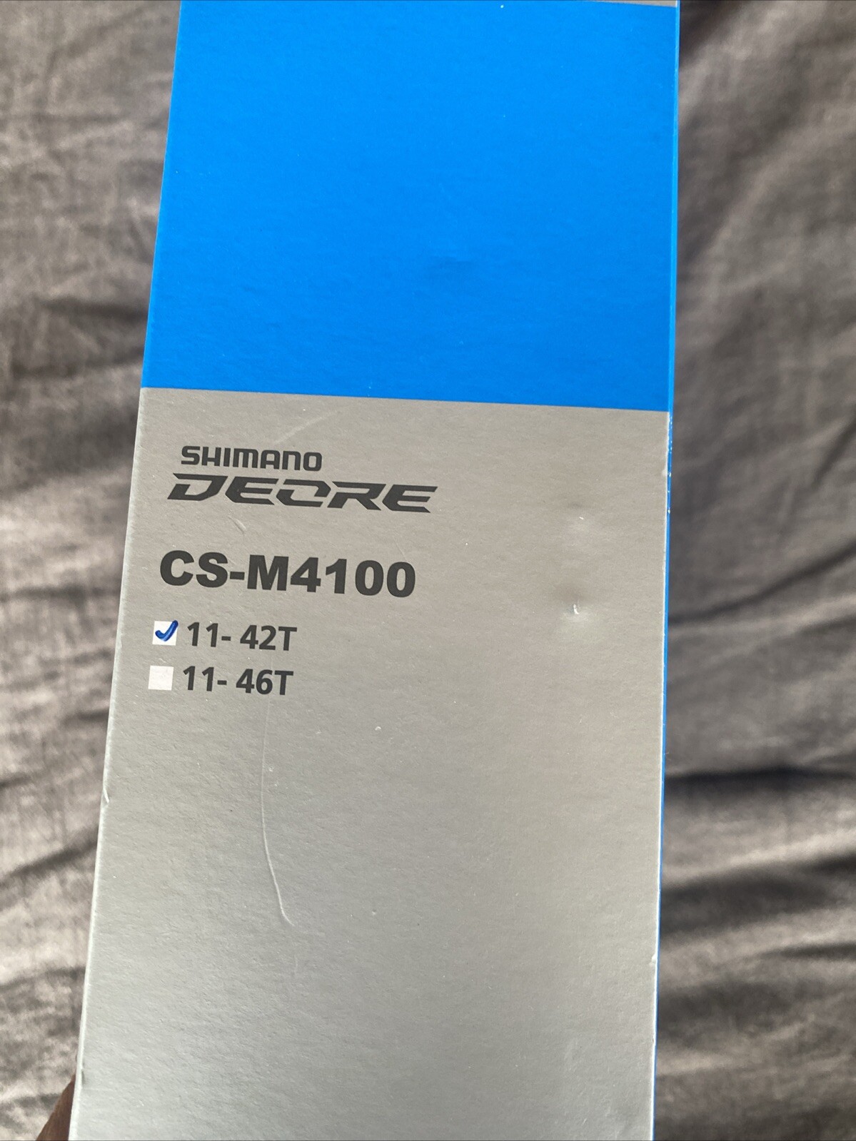 SHIMANO Deore CS-M4100-10 Cassette – 10-Speed, 11-42t, Silver