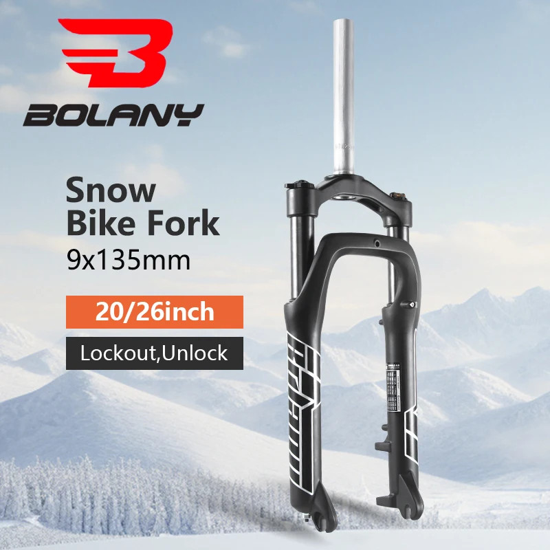 20/26inch 4.0 Fat Tire MTB Snow Bike E-bike Fork 100mm Travel Supension Fork