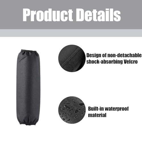 2 Pcs Universal 270mm Rear Shock Absorber Protection Cover,ATV Shock Covers