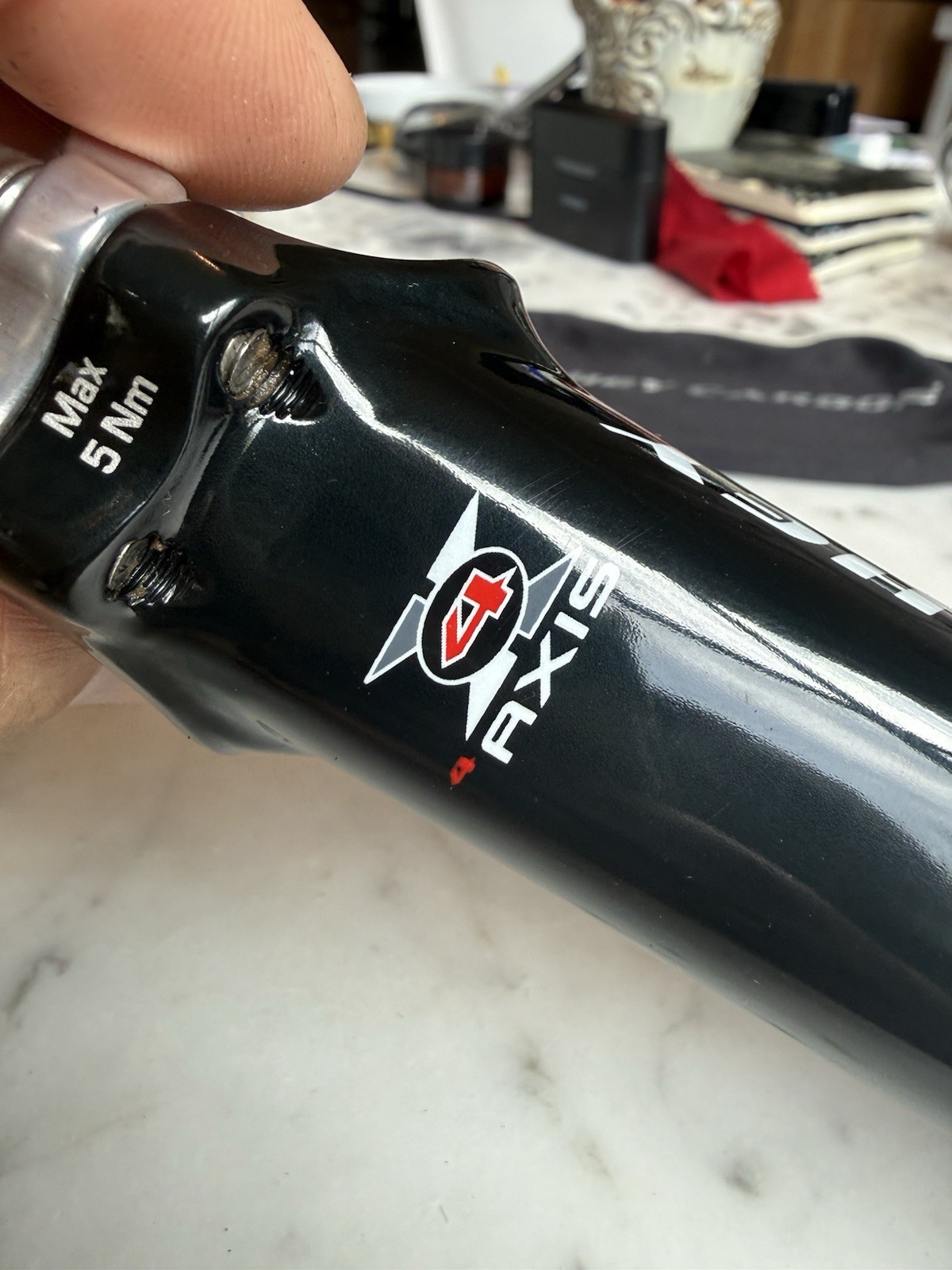 Ritchey WCS Axis 4 Aluminum Bicycle Stem, 110mm, 6° Rise/Drop, Threadless, 137g