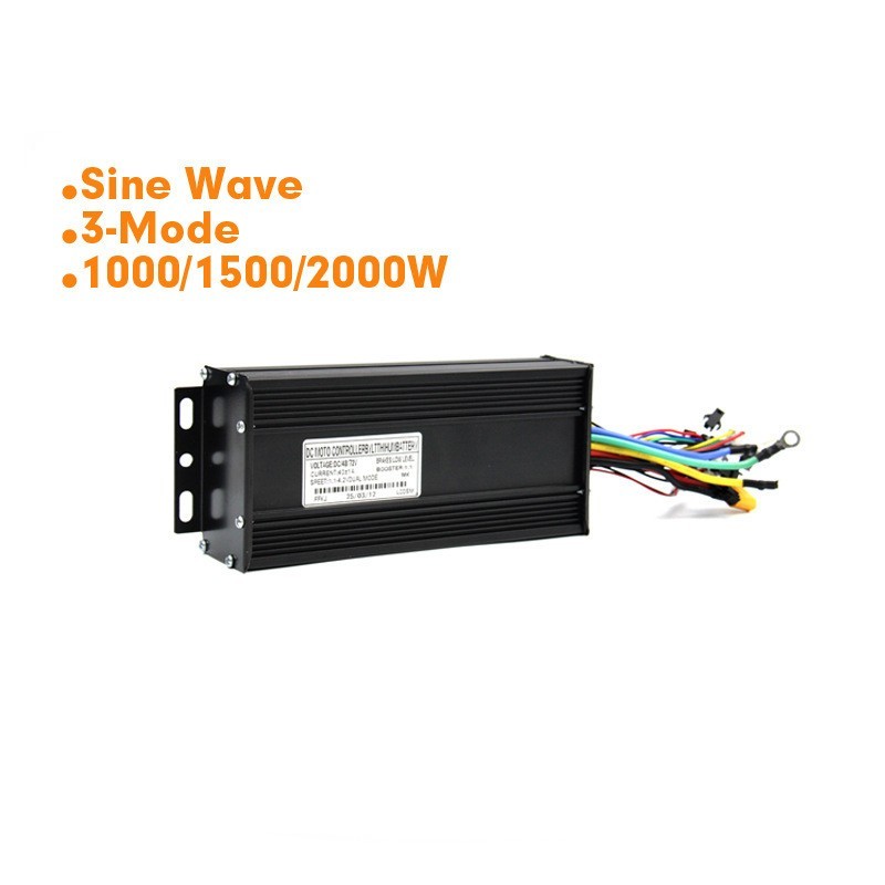 Three model Controller E-bike&E-trikes 40A 48V/52V/60V/72V 1000-2000W Sine-wave.