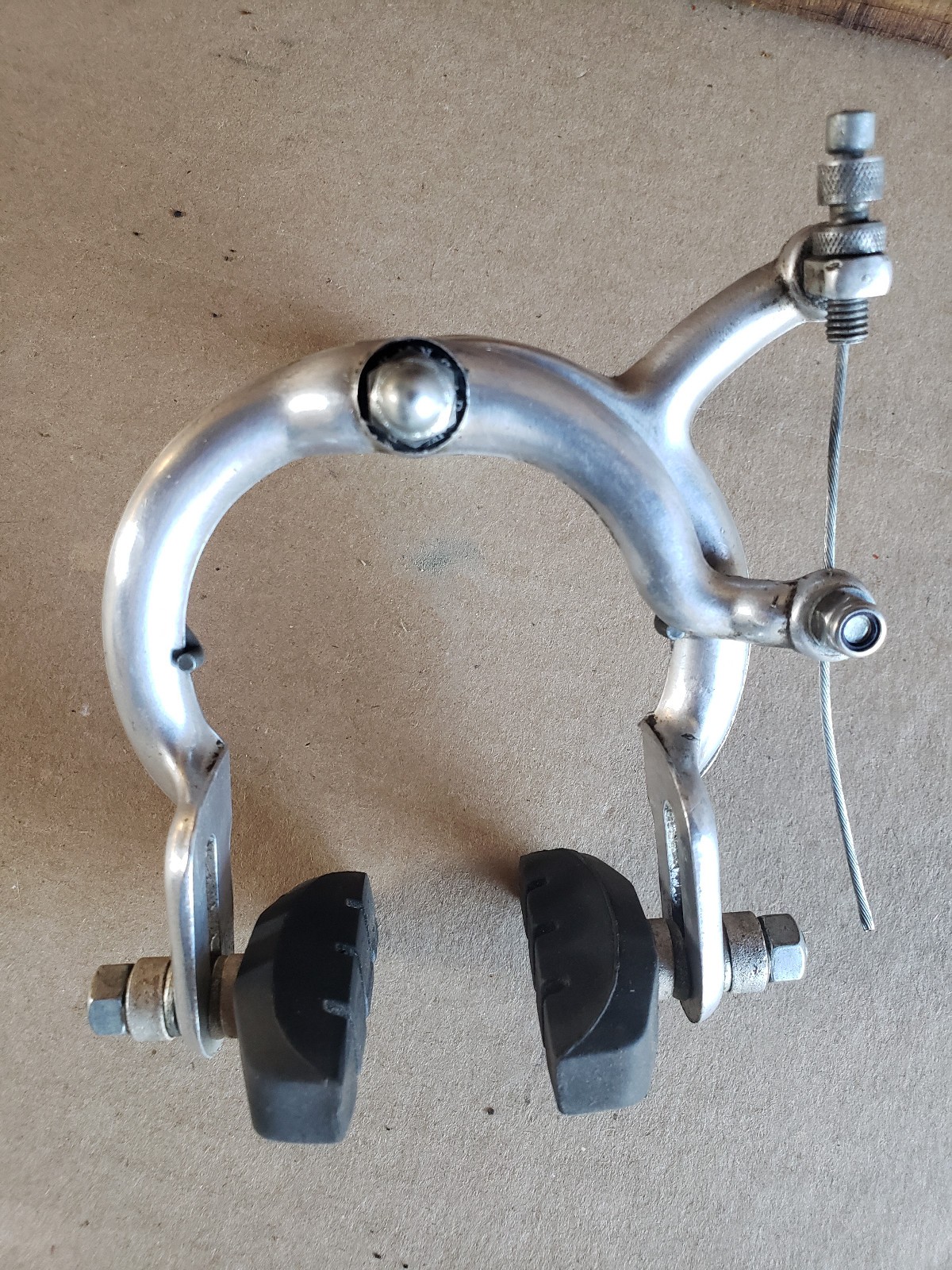 Unbranded Vintage Single Caliper Brake ~ Complete All Aluminum