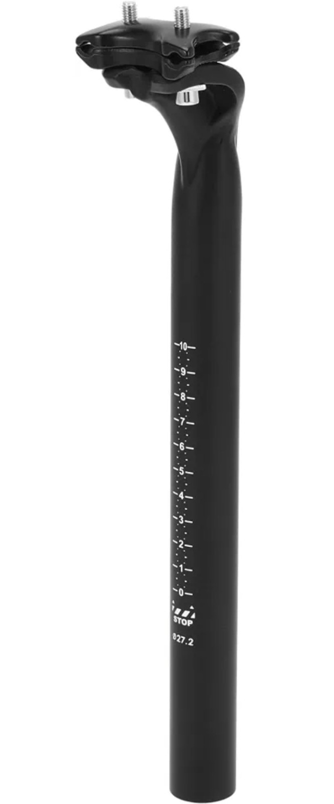 RATCHROLL 27.2x300mm Carbon Fiber Bike Seatpost Adjustable Saddle Post Black