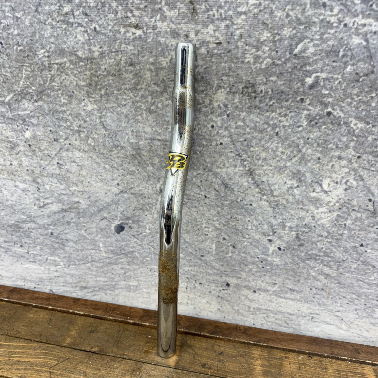 Vintage Diamond Back BMX Seatpost 25.4mm Drain Pipe Chrome 15in Old School BMX